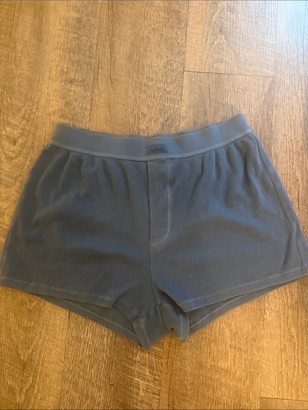 SKIMS Ribbed Loose Boxer | S
